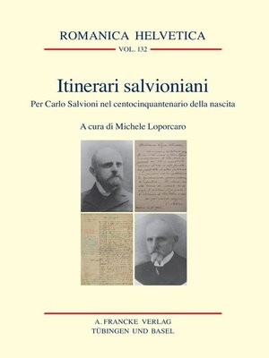 cover image of Itinerari salvioniani